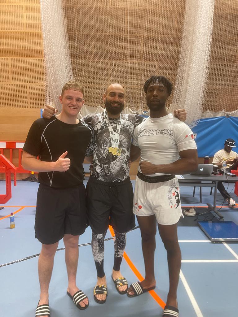 Competition medallists with their medals